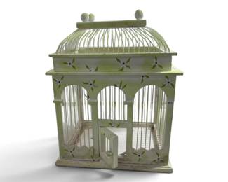 Wood Bird Cage