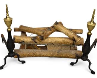 Brass Andirons 