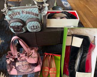Vintage Juicy Couture, Kate Spade, Tory Burch and Coach. 