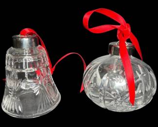 Waterford Crystal Glass Ornaments