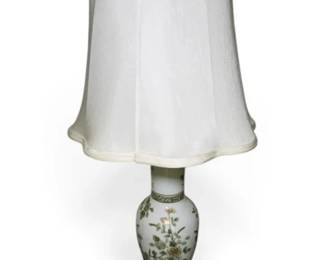 Floral Porcelain Lamp