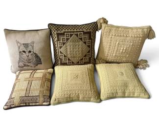 Needlepoint Throw Pillows