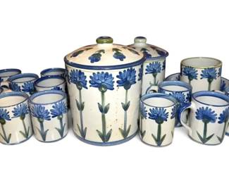 Louisville Stoneware Mugs, Flour Sugar Containers, Bowls, More