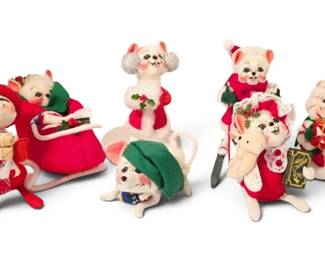Annalee Christmas Mouse Dolls