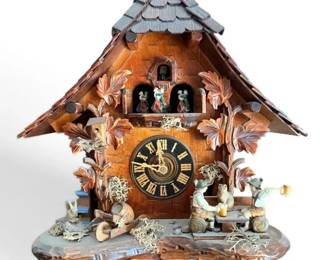 Intricate Cuckoo Wall Clock, Made in Germany
