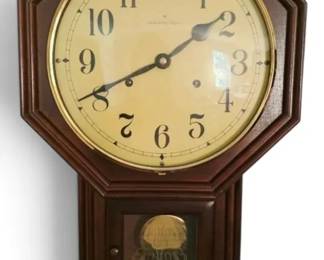 Hamilton Pendulum Wall Clock w Key