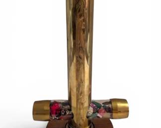 Vintage Brass Kaleidoscope with Stand