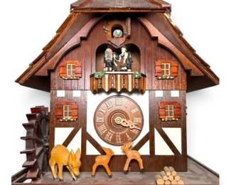 Rombach Haas Jumping Deer Cuckoo Clock