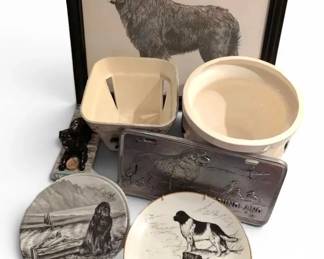 NewfoundlandThemed Plates, Pots More