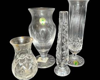 Waterford Crystal Glass Vases