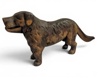 Antique Cast Iron Dog Nutcracker