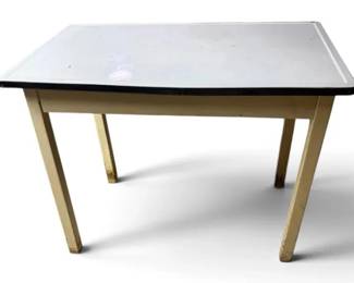 Vintage EnamelTop Kitchen Table