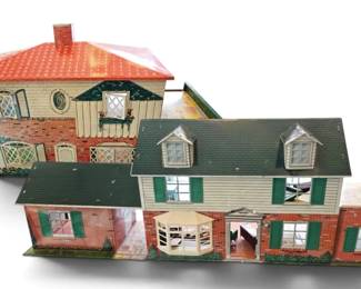Vintage Metal Dollhouses Furniture