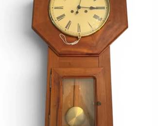 Thomas Bartol Handmade Wood Wall Clock