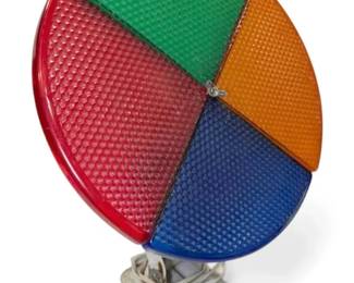 Vintage Aluminum Christmas Tree Color Wheel Light