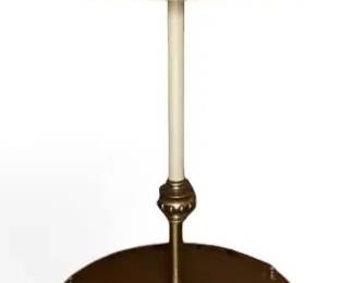 MidCentury Brass Wooden Floor lamp