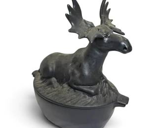 Plow Hearth Cast Iron Moose Stove Steamer