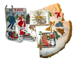 Christmas Decorations Stockings, Ornaments, Tree Rugs, More