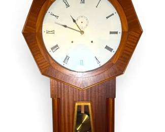 Vintage Wood Pendulum Wall Clock