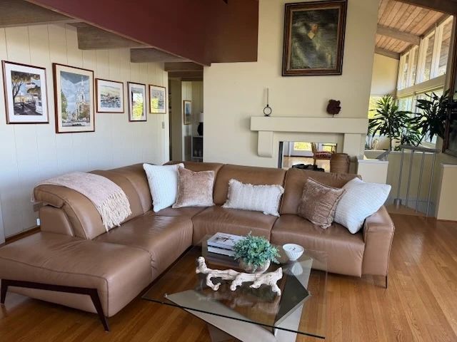 Italian Leather Reclining Sectional Sofa by Loiudiced