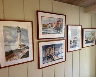 Watercolors by Tom Carey