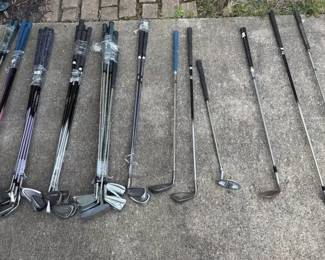 Tons of golf sets together and singles! 