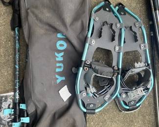 Set of snow boots with sticks! 
