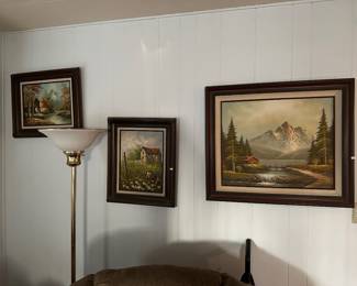 Vintage oil paintings