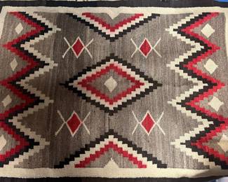 Possibly Navajo Wool Handwoven Rug