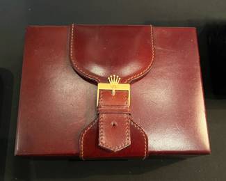 Vintage Rolex Watch “President” Leather Presentation Box