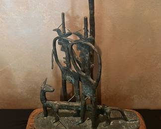 Eduard Kazarian Signed Bronze Sculpture 