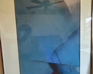 Wm. Ayers Signed Abstract Etching 