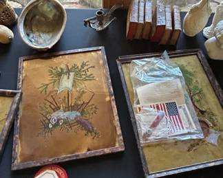 Assorted Vintage Milk Glass and Decorative Collectibles third image