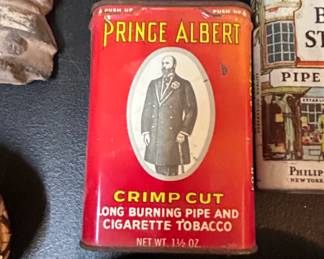 Vintage Prince Albert Crimp Cut and Bond Street Pipe Tobacco Tins third image