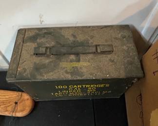 US Military Surplus Ammunition Cans MA . Caliber and MA .mm second image