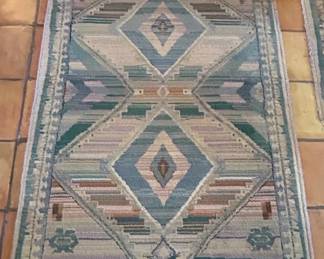 SouthwesternStyle Geometric Diamond Area Rug
