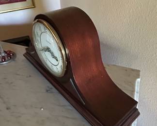 Vintage Waltham Day Chime Wood Mantle Clock third image