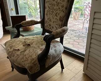 Victorian BalloonBack Parlor Chair fourth image