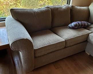 LaZBoy UShaped Sleeper Recliner Sectional fourth image