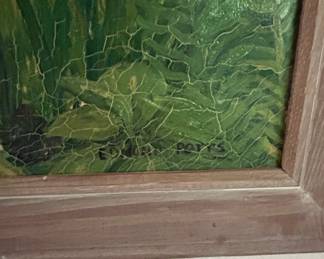 Edward Potts Garden Landscape Oil Painting third image