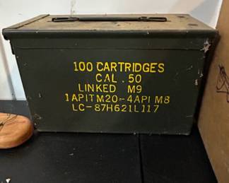US Military Surplus Ammunition Cans MA . Caliber and MA .mm