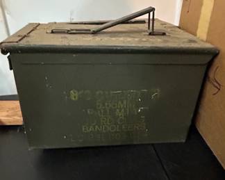 US Military Surplus Ammunition Cans MA . Caliber and MA .mm third image