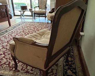 Vintage Louis XV Style Bergere Armchair third image