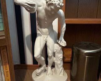 Discobolus Discus Thrower Plaster Statue