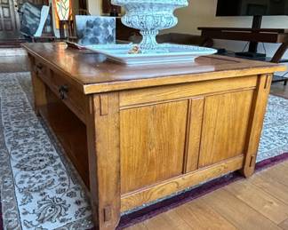 Bob Timberlake Arts  Crafts Collection Oak Coffee Table second image