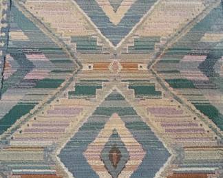 SouthwesternStyle Geometric Diamond Area Rug second image