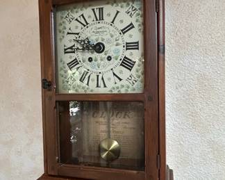 New England Clock Company Floral Wall Clock