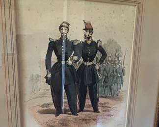 Garde Nationale Mobile Military Uniform Lithograph second image