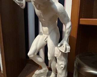 Discobolus Discus Thrower Plaster Statue second image