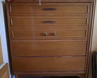 MidCentury Modern Drawer Highboy Dresser by Dixie second image